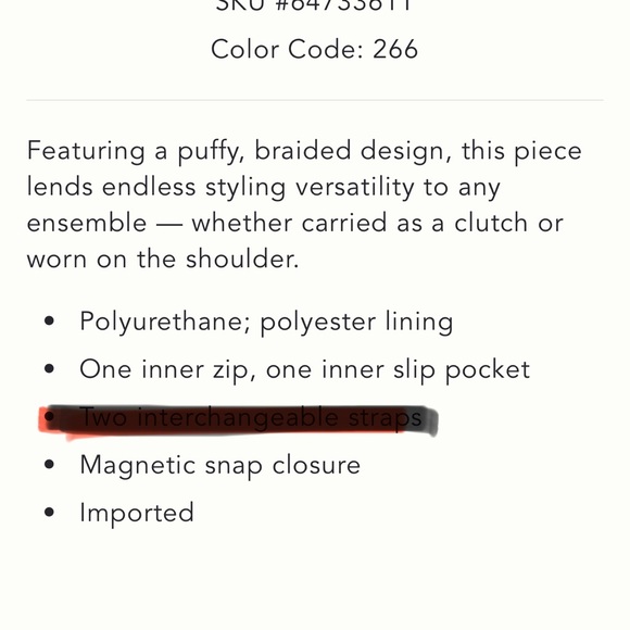 Anthropologie Puffy Woven Red and Pink Woven Clutch Or Crossbody - Picture 11 of 12